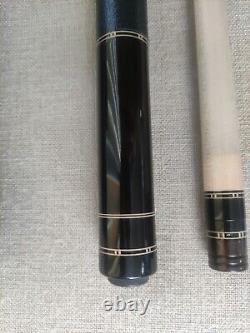 Jazz Custom Ebony Pool Cue -SW Style Hi/Low Sharp Points 3x8/11 READ DESCRIPTION