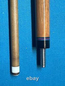 Jeffrey Tucker Custom Goncalo Alves/Curly Maple Pool Cue, 3/8X10, 30KW Shaft