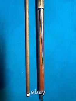 Jeffrey Tucker Custom Goncalo Alves/Curly Maple Pool Cue, 3/8X10, 30KW Shaft