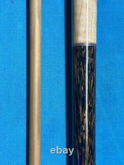 Jeffrey Tucker Custom Wenge/Curly Maple Pool Cue, 30 KW Shaft, 3/8X10 Joint