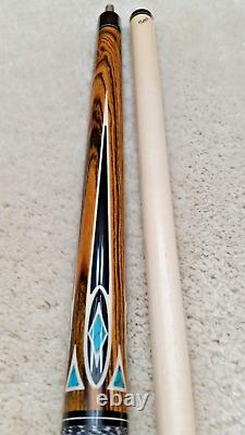 Jerry Olivier Custom Pool Cue GEN-18-14 B, Floating Inlays, FREE HARD CASE