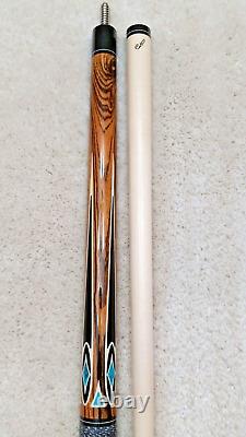 Jerry Olivier Custom Pool Cue GEN-18-14 B, Floating Inlays, FREE HARD CASE