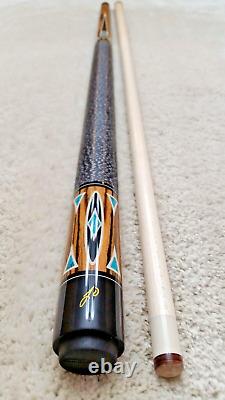 Jerry Olivier Custom Pool Cue GEN-18-14 B, Floating Inlays, FREE HARD CASE