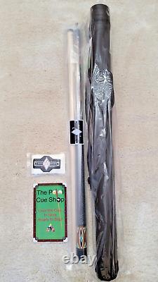 Jerry Olivier Custom Pool Cue GEN-18-14 B, Floating Inlays, FREE HARD CASE