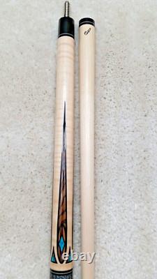 Jerry Olivier Custom Pool Cue, GEN-18-14, Floating Points, FREE HARD CASE