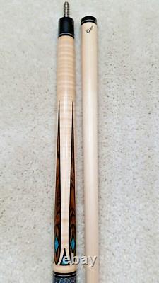 Jerry Olivier Custom Pool Cue, GEN-18-14, Floating Points, FREE HARD CASE