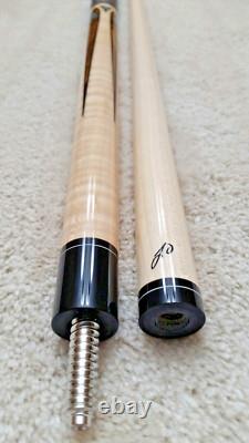 Jerry Olivier Custom Pool Cue, GEN-18-14, Floating Points, FREE HARD CASE