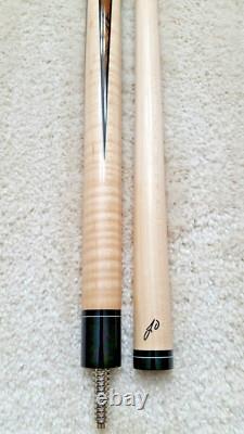 Jerry Olivier Custom Pool Cue, GEN-18-14, Floating Points, FREE HARD CASE