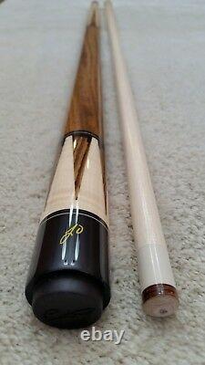 Jerry Olivier Custom Pool Cue, JO-18-12 B, 12 Bocote Points, FREE HARD CASE