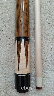 Jerry Olivier Custom Pool Cue, JO-18-12 B, 12 Bocote Points, FREE HARD CASE