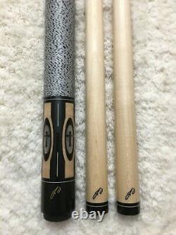 Jerry Olivier Custom Pool Cue The Cross Mother Of Peal Cross Inlays, FREE CASE