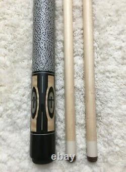 Jerry Olivier Custom Pool Cue The Cross Mother Of Peal Cross Inlays, FREE CASE