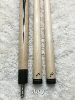 Jerry Olivier Custom Pool Cue The Cross Mother Of Peal Cross Inlays, FREE CASE