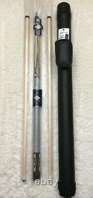 Jerry Olivier Custom Pool Cue The Cross Mother Of Peal Cross Inlays, FREE CASE