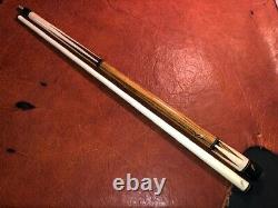 Jerry Olivier Custom Pool Cue With One Shaft. Bocote 6 Pointer