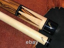Jerry Olivier Custom Pool Cue With One Shaft. Bocote 6 Pointer