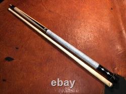 Jerry Olivier Custom Pool Cue With One Shaft. Linen Wrapped Cue