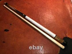 Jerry Olivier Custom Pool Cue With One Shaft. Linen Wrapped Cue