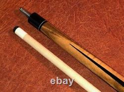 Jerry Olivier Custom Pool Cue With One Shaft. Linen Wrapped Cue