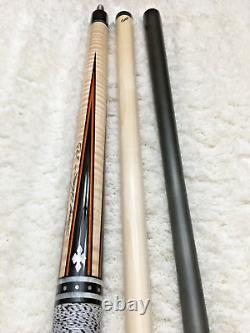 Jerry Olivier Pool Cue Bushka Tribute Custom withCarbon & Maple Shafts FREE CASE