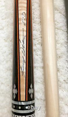 Jerry Olivier Pool Cue Bushka Tribute Custom withCarbon & Maple Shafts FREE CASE