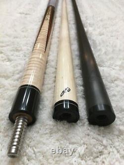 Jerry Olivier Pool Cue Bushka Tribute Custom withCarbon & Maple Shafts FREE CASE