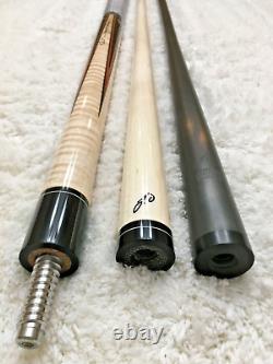 Jerry Olivier Pool Cue Bushka Tribute Custom withCarbon & Maple Shafts FREE CASE