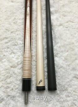 Jerry Olivier Pool Cue Bushka Tribute Custom withCarbon & Maple Shafts FREE CASE