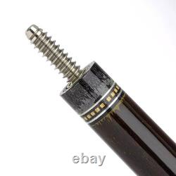 Jim Pierce Custom Cue Ebony/Olivewood 3/8-10 thread Billiard Pool stick