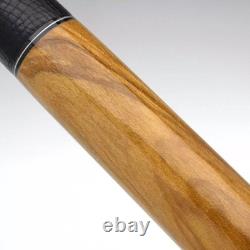 Jim Pierce Custom Cue Ebony/Olivewood 3/8-10 thread Billiard Pool stick
