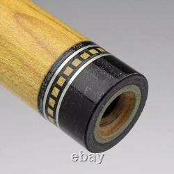 Jim Pierce Custom Cue Ebony/Olivewood 3/8-10 thread Billiard Pool stick