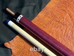 Jim Vest Custom Pool Cue With One Shaft. Wrap-less Cue