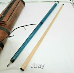 Jim Vest Custom Pool Cue with Leather case FREE SHIPPING