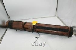 Jim Vest Custom Pool Cue with Leather case FREE SHIPPING