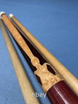 Joe Porper Custom Cue 3/8-10 Billiard 1990s vintage