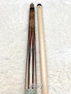 Joss Custom 1 of 1 Pool Cue with 8 Sharp Points (Curly Maple) FREE HARD CASE