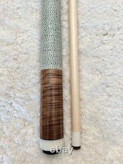 Joss Custom 1 of 1 Pool Cue with 8 Sharp Points (Curly Maple) FREE HARD CASE