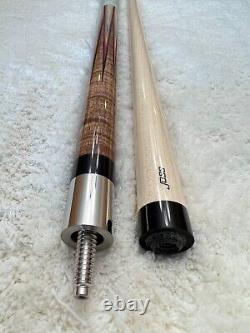 Joss Custom 1 of 1 Pool Cue with 8 Sharp Points (Curly Maple) FREE HARD CASE