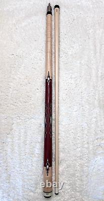 Joss Custom Pool Cue 1 of 2 Made (Curly Maple & Purple Heart) FREE HARD CASE