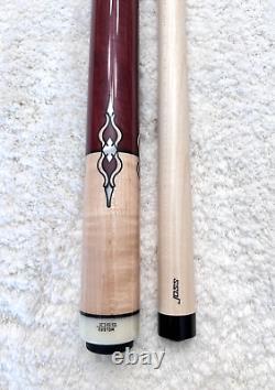 Joss Custom Pool Cue 1 of 2 Made (Curly Maple & Purple Heart) FREE HARD CASE