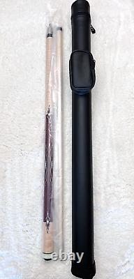 Joss Custom Pool Cue 1 of 2 Made (Curly Maple & Purple Heart) FREE HARD CASE