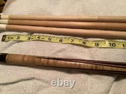 Joss West Bill Stroud 1975 Custom Pool Cue Very Rare One of One 3 Shaft's