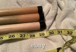 Joss West Bill Stroud 1975 Custom Pool Cue Very Rare One of One 3 Shaft's