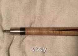 Joss West Bill Stroud 1975 Custom Pool Cue Very Rare One of One 3 Shaft's