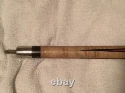 Joss West Bill Stroud 1975 Custom Pool Cue Very Rare One of One 3 Shaft's