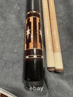 Judd Fuller Custom 8-Point Cue (2007) Cocobolo/Maple with Natural Star Inlays