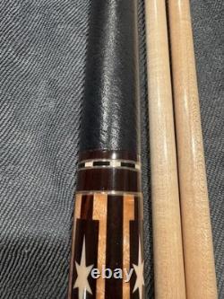 Judd Fuller Custom 8-Point Cue (2007) Cocobolo/Maple with Natural Star Inlays