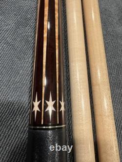 Judd Fuller Custom 8-Point Cue (2007) Cocobolo/Maple with Natural Star Inlays
