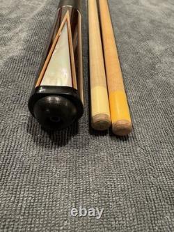 Judd Fuller RARE Custom Pool Cue, Brunswick Model 26 1/2 Early 1900s Conversion