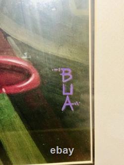 Justin Bua Salon De Billar Custom FRAMED African American Pool Hall Billiards